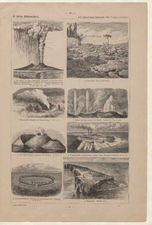 Die Insel Volcano (nördlich von Sicilien)