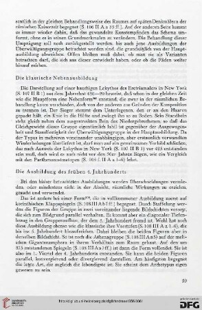 Die Ausbildung des frühen 4. Jahrhunderts