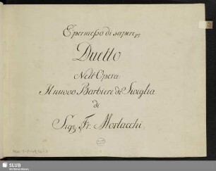 Duetto: E permesso di sapere
