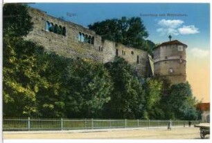 Eger (Böhmen). Kaiserburg und Mühltorturm
