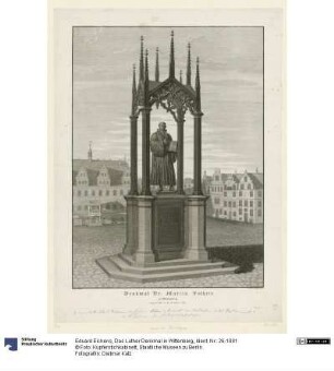 Das Luther Denkmal in Wittenberg