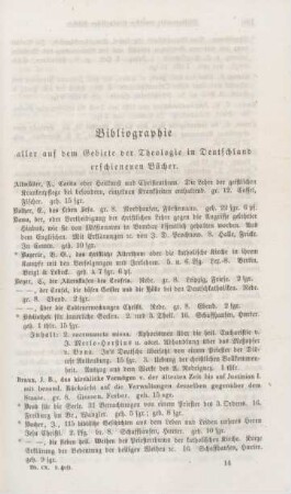 189-196 Bibliographie deutscher theologischer Bücher