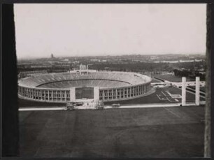 Blick über das Berliner Olympiastadion