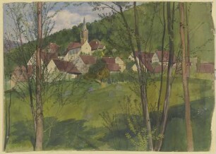 Dörfchen am Berghang