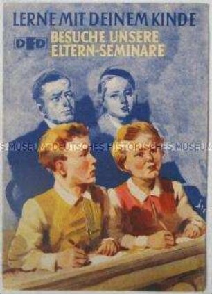 Informationsschrift des DFD über Eltern-Seminare