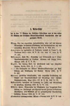 Kritische Vierteljahresschrift für Gesetzgebung und Rechtswissenschaft : KritV = Critical quarterly for legislation and law = Revue critique trimestrielle de jurisprudence et de législation. [9, a]