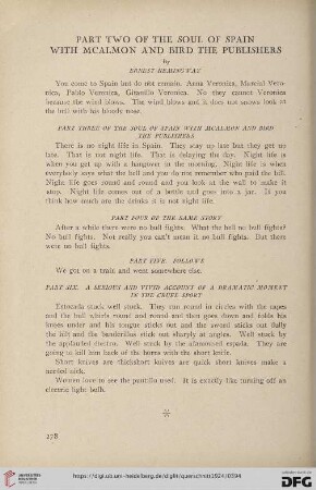 Part Two of the Soul of Spain with McAlmon and Bird the Publishers