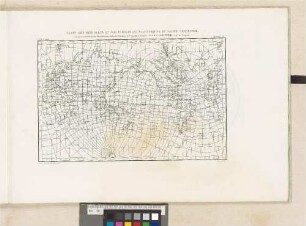 Carte des méridiens et des parallèles magnétiques du globe terrestre.