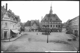 Penig. Markt mit Rathaus