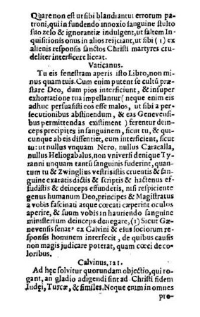 Calvinus. 121. - Calvinus. 140.