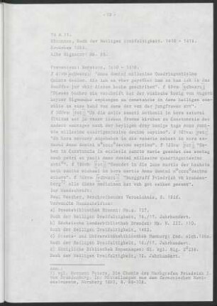 78 A 11. Ulmannus, Buch der heiligen Dreifaltigkeit. 1410 - 1419- Erworben 1898. Alte Signatur: Hs. 98
