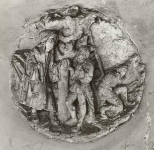 Schlußstein mit der Danielslegende