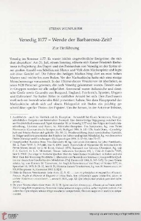 Venedig 1177 – Wende der Barbarossa-Zeit?