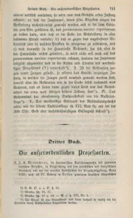 Drittes Buch. Die außerordentlichen Prozeßarten.