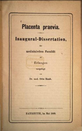 Placenta praevia