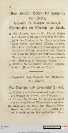 Mitglieder des Senats der Akademie der Künste