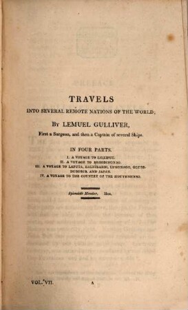 The Works of Jonathan Swift, 7