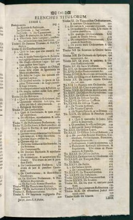 c1r-c2v, Elenchus titulorum