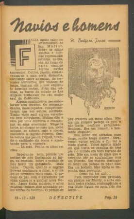 Navios e homens : [Novella completa]