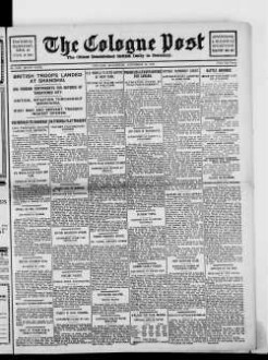 The Cologne Post : the oldest established british daily in Germany