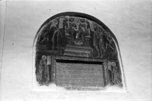 Secu: Kloster, Alte Inschrift