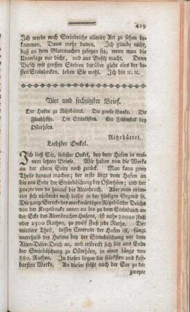 Vier und sechzigster Brief.