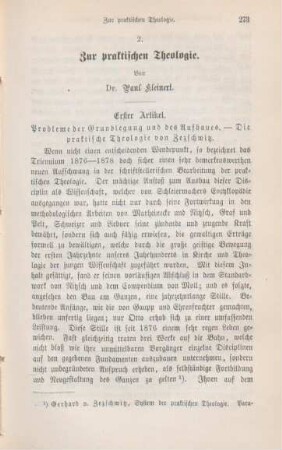 273-333 Zur praktischen Theologie