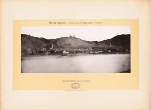 Moselbahn-Strecke (Moselstrecke): Koblenz-Trier, Alken: Ansicht mit Burg Thurant