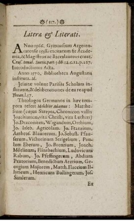 Literae & Literati