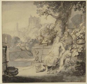 Bathseba von David belauscht