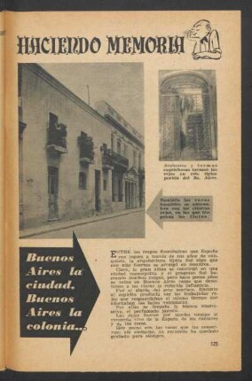 Haciendo memoria: Buenos Aires la ciudad, Buenos Aires la colonia ...