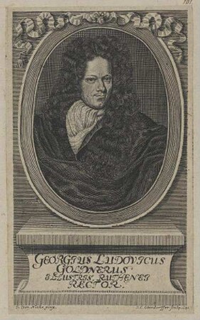 Bildnis des Georgius Ludovicus Goldnerus