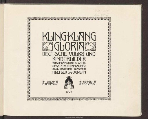 Kling-Klang Gloria : deutsche Volks- und Kinderlieder