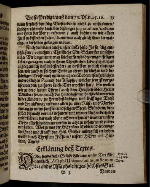 Erklärung deß Textes