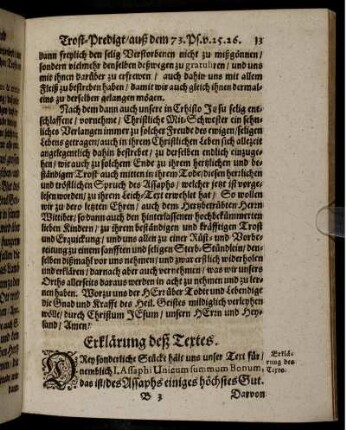 Erklärung deß Textes