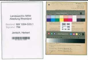 Entnazifizierung Herbert Jentsch , geb. 21.11.1885 (Baurat)