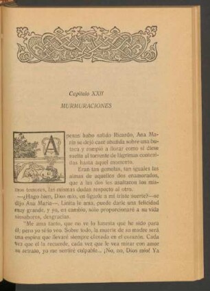 Capítulo XXII - Murmuraciones