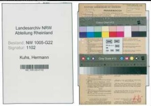 Entnazifizierung Hermann Kuhs , geb. 09.05.1900 (Gastwirt)