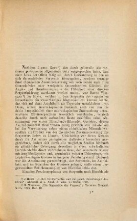 Die Serpentine von Erbendorf in der bayerischen Ober-Pfalz