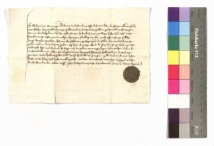 Eberhard von Gemmingen: Quittung.