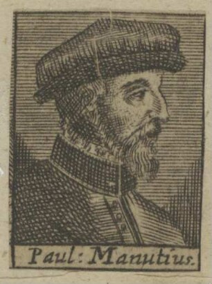 Bildnis des Paulus Manutius