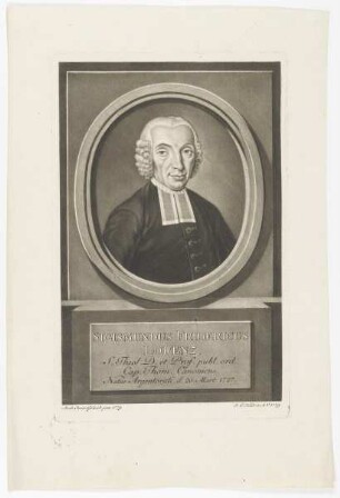 Bildnis des Sigismundus Fridericus Lorenz