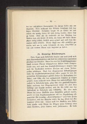 29. Traurige Erfahrungen.