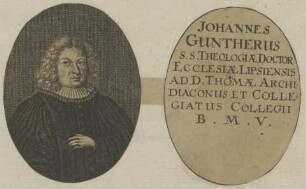 Bildnis des Johannes Guntherus