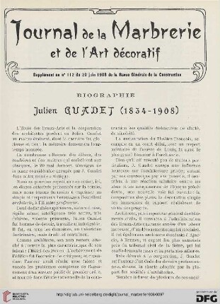 5: Biographie : Julien Guadet (1834-1908)