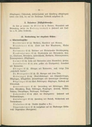 III. Verbreitung der einzelnen Eichen