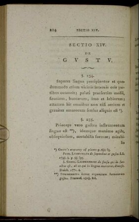 Sectio XIV. De Gustu