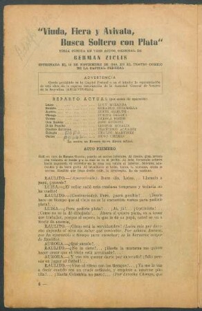 "Viuda, fiera y avivata, busca soltero con plata"