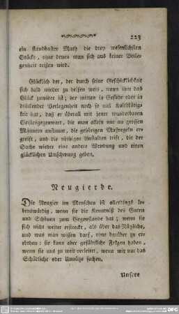 Neugierde