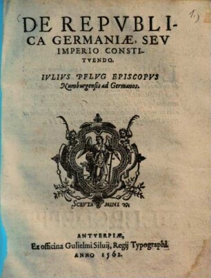 De republica Germaniae seu imperio constituendo